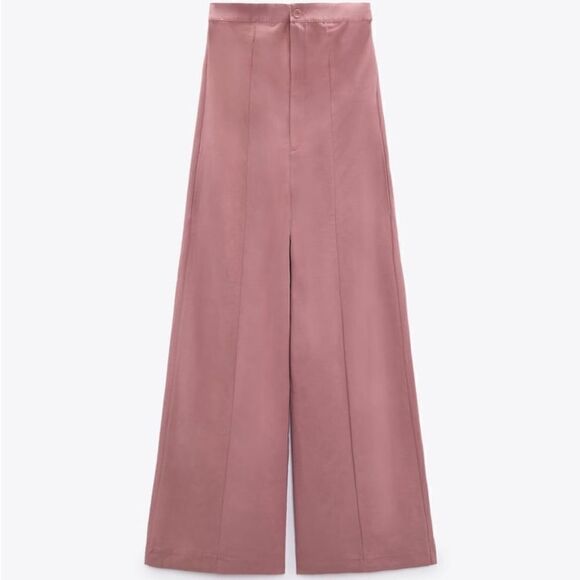 Zara STRAPLESS LINEN BLEND JUMPSUIT - Picture 5 of 9